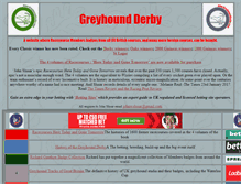 Tablet Screenshot of greyhoundderby.com